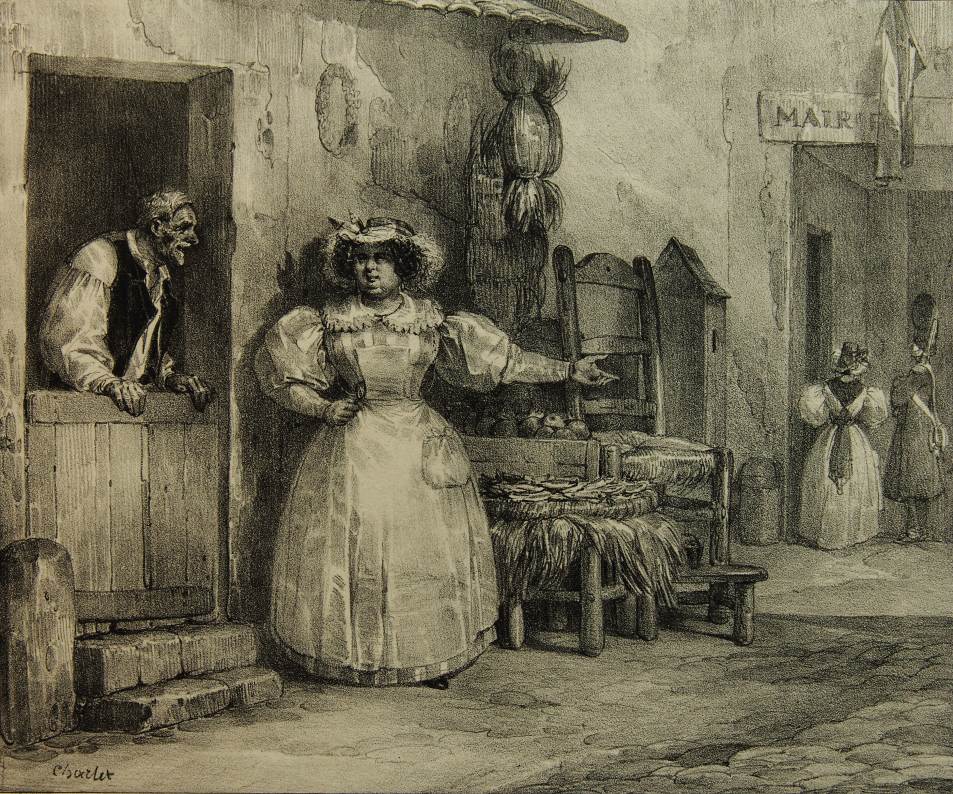Szene im Armenviertel