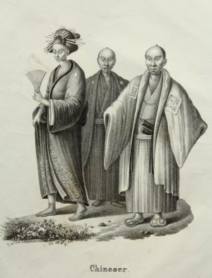 Darstellung einer Gruppe Chinesen