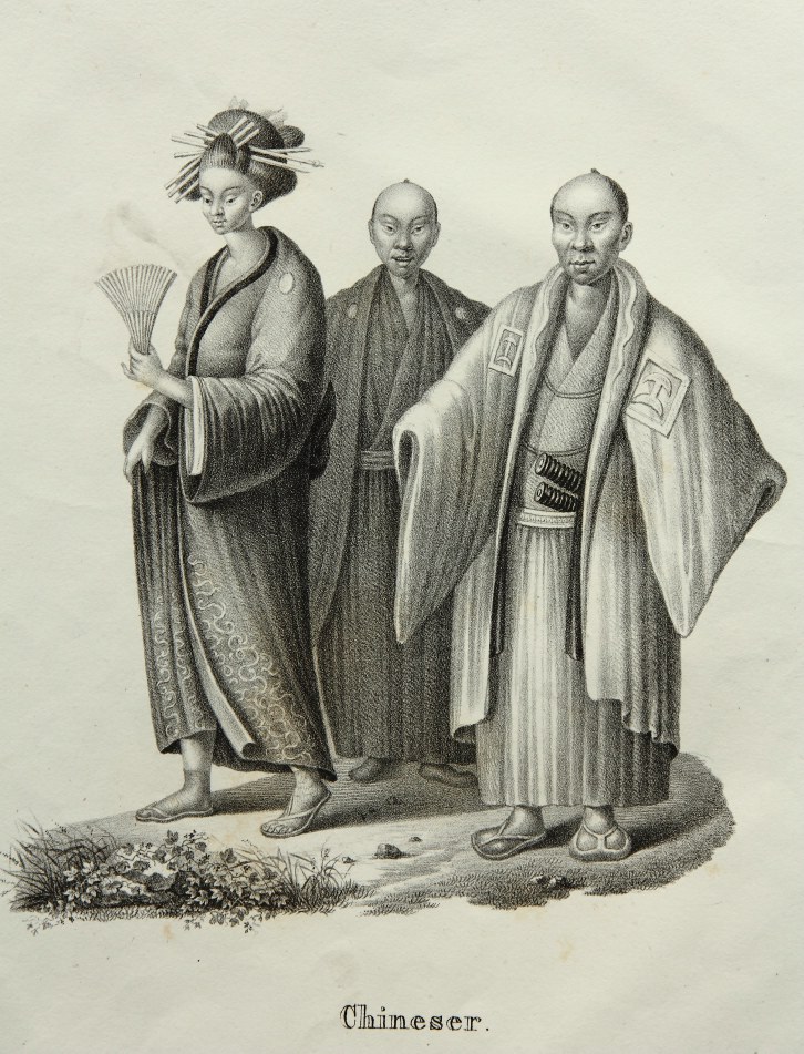 Darstellung einer Gruppe Chinesen