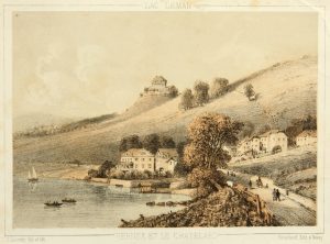 Genfersee und Schloss Châtelard