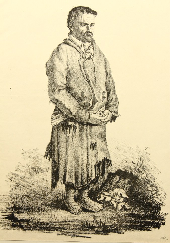 Bettler in Lumpengewand