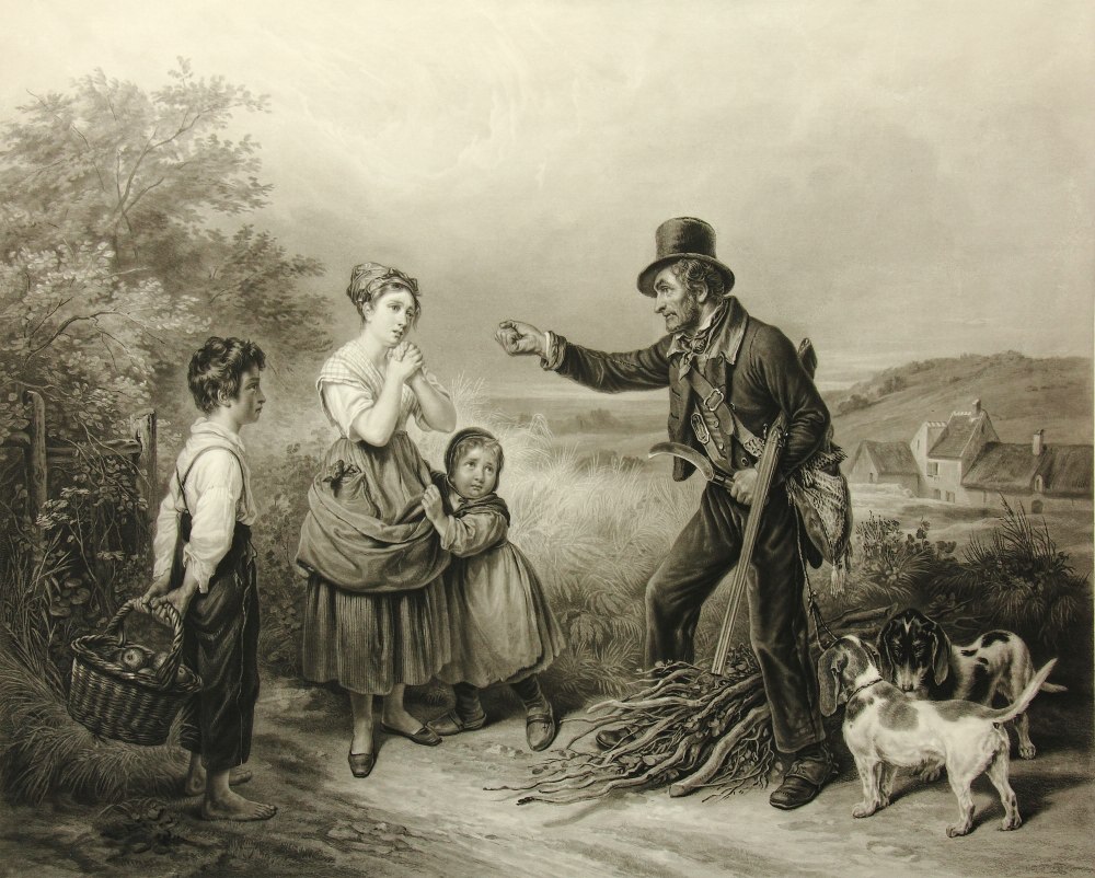 Bauernkinder und Wildhüter