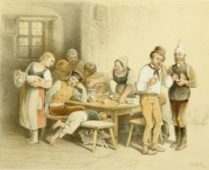 Jugendliches Gelage