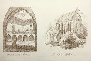 Gotische Architektur in Krakau