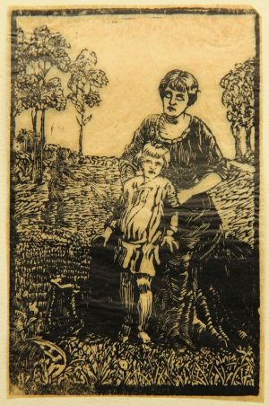 Mutter mit Knabe