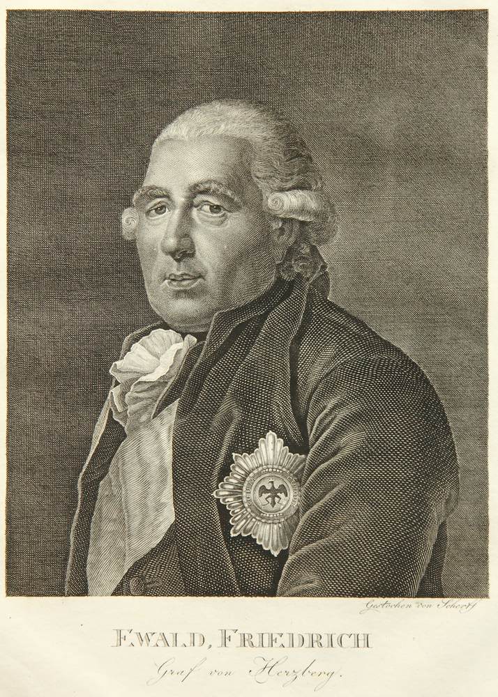 Porträt Graf von Hertzberg