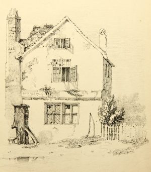 Wohnhaus mit Brunnen