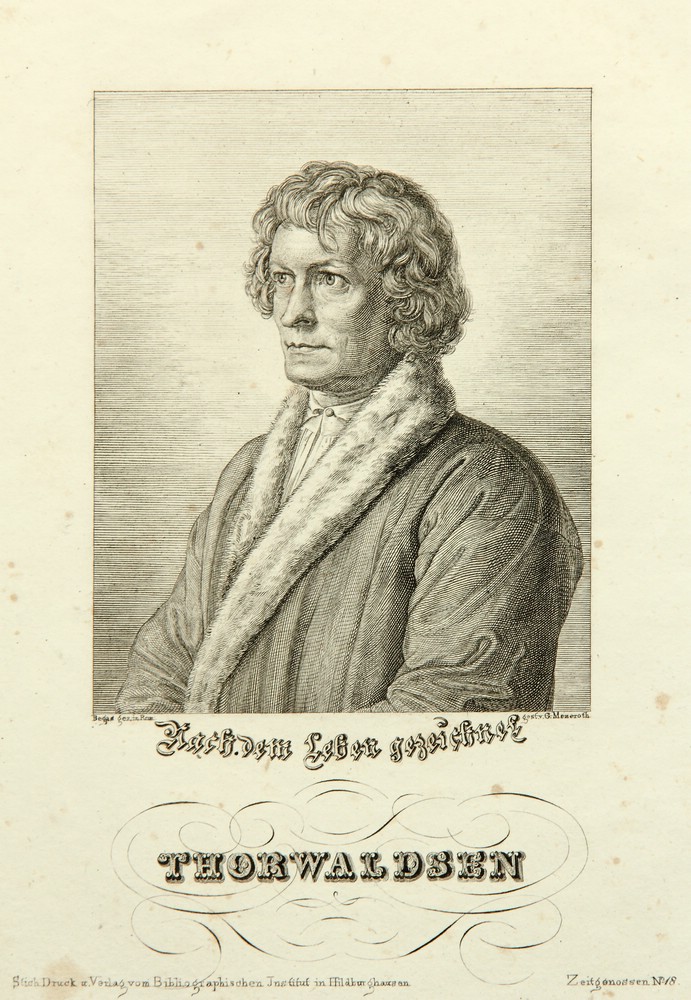 Bildhauer Bertel Thorvaldsen (*1770)
