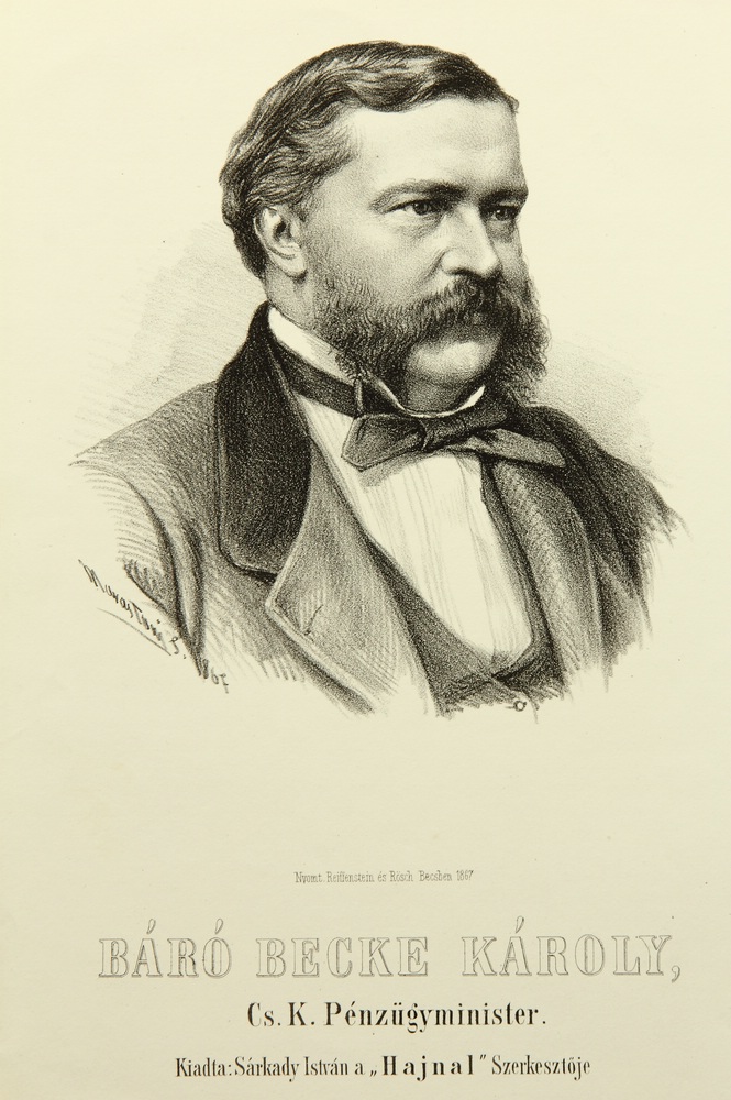 Minister Baron Károly Becke
