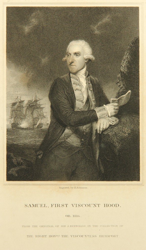 Britischer Admiral Samuel Hood