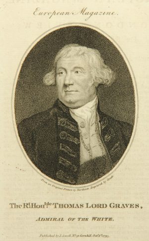 Porträt des Admirals Thomas Graves