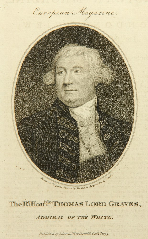 Porträt des Admirals Thomas Graves