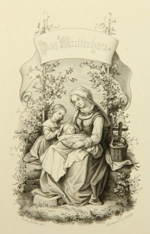 Allegorische Darst. Das Mutterherz