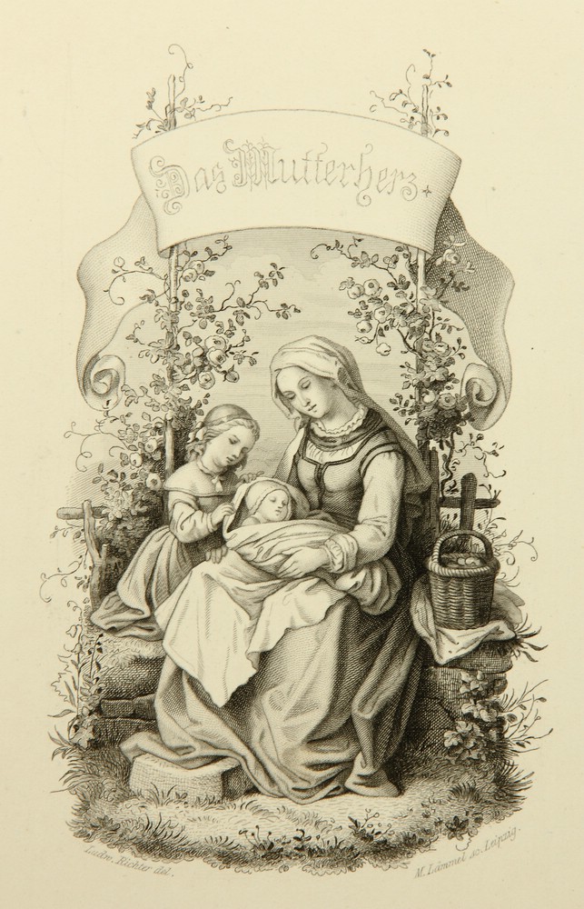 Allegorische Darst. Das Mutterherz