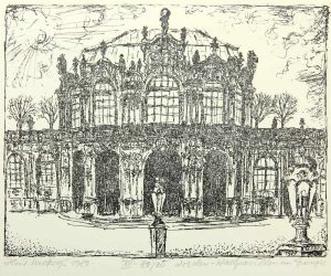 Wallpavillon am Zwinger in Dresden