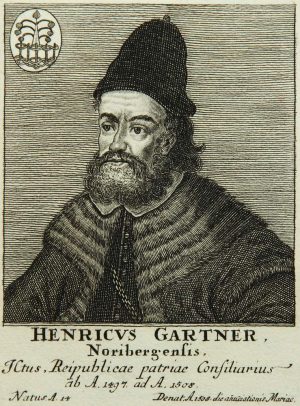 Nürnberger Ratsherr Heinrich Gartner
