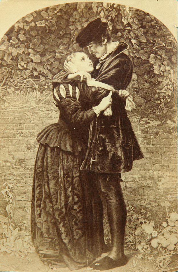 Romantische Darst. e. jungen Paares