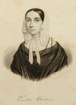 Schwedische Schriftstellerin E. Carlén