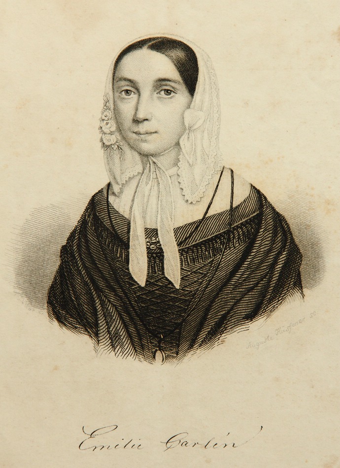 Schwedische Schriftstellerin E. Carlén