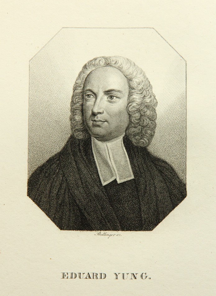 Englischer Dichter Edward Young