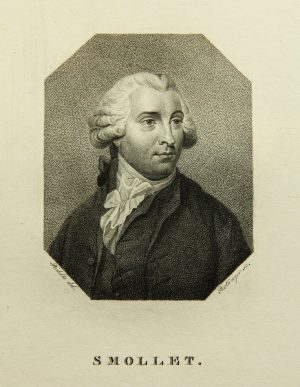 Schottischer Schriftsteller Tobias Smollet