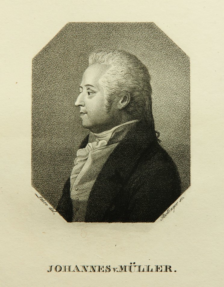 Schweizerischer Staatsmann Johannes von Müller