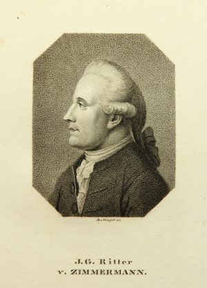 Gelehrter und Mediziner Johann Zimmermann