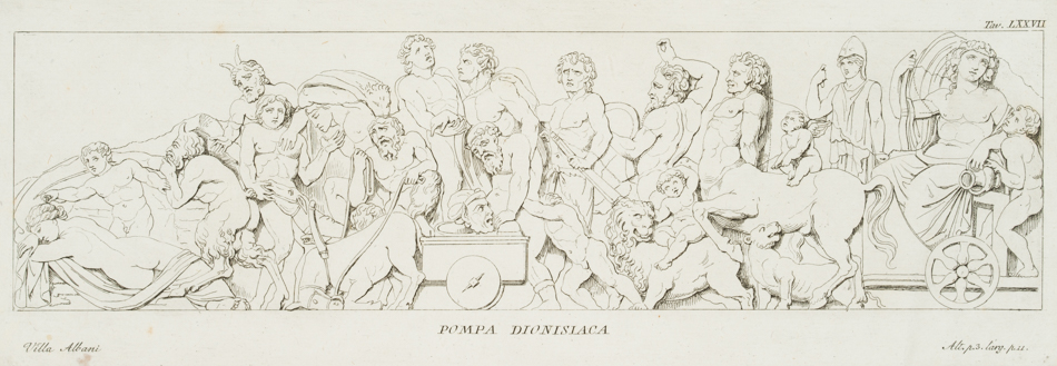 Dionysischer Festzug, Villa Albani, Rom