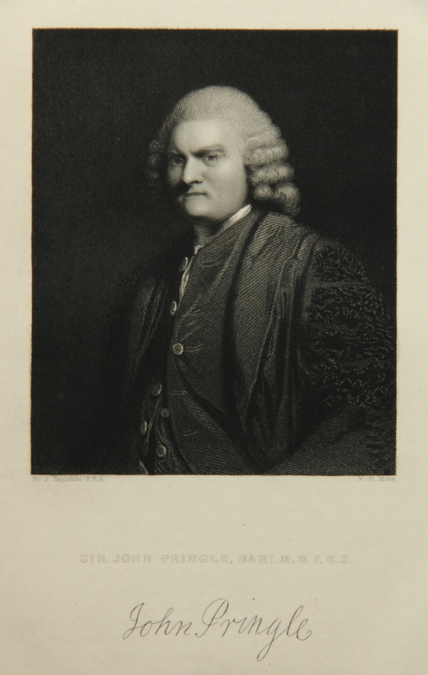 Arzt Sir John Pringle (*1707)