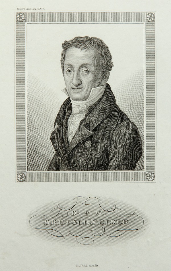 Theologe Karl Gottlieb Bretschneider
