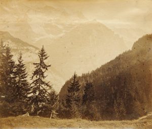 Gebirgsansicht der Berner Alpen