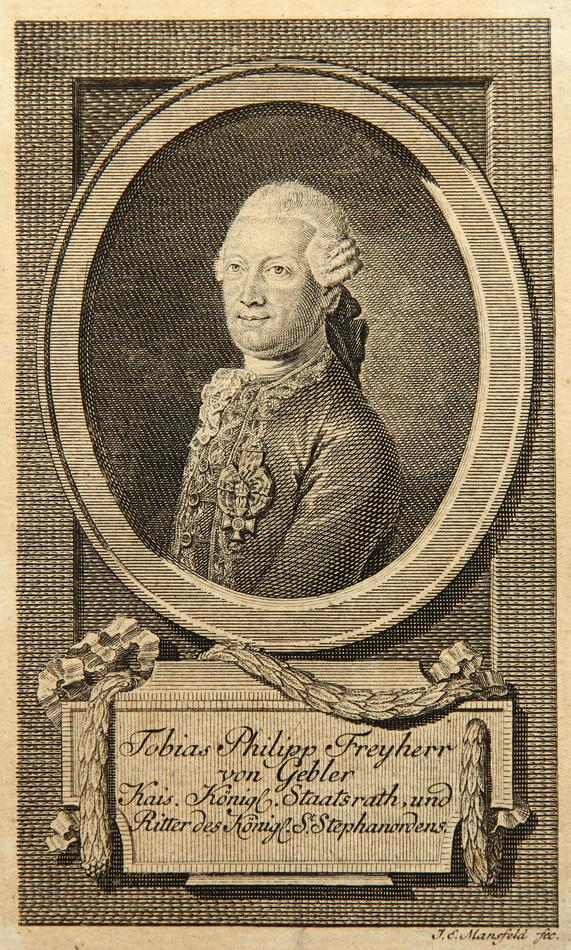 Staatsmann Ph. von Gebler (*1720)