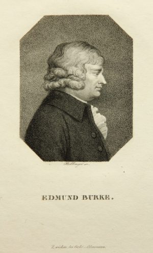 Irischer Schriftsteller Edmund Burke