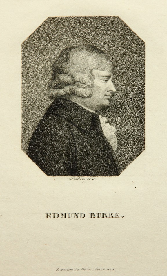 Irischer Schriftsteller Edmund Burke