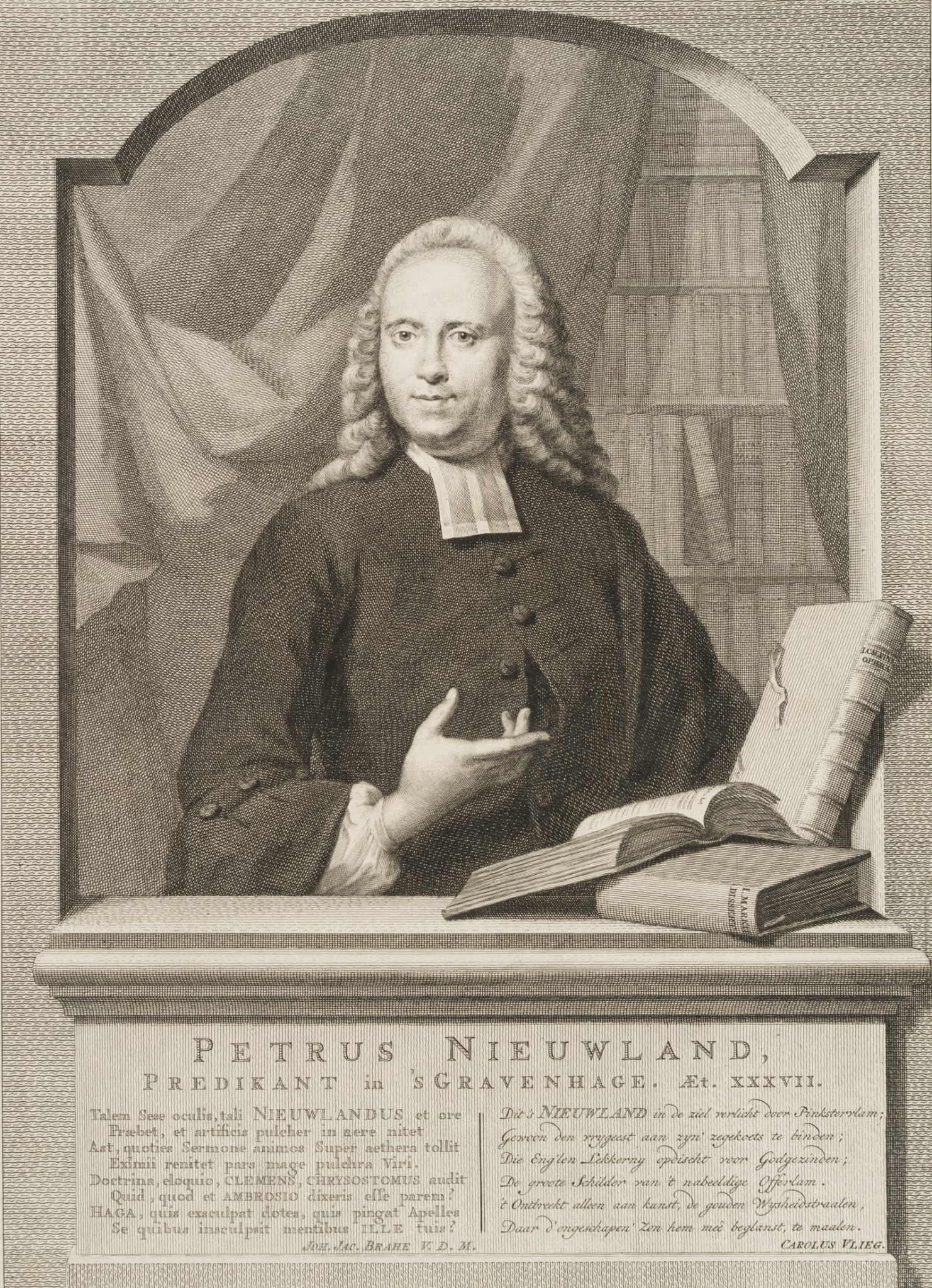 Porträt des Pastors Petrus Nieuwland