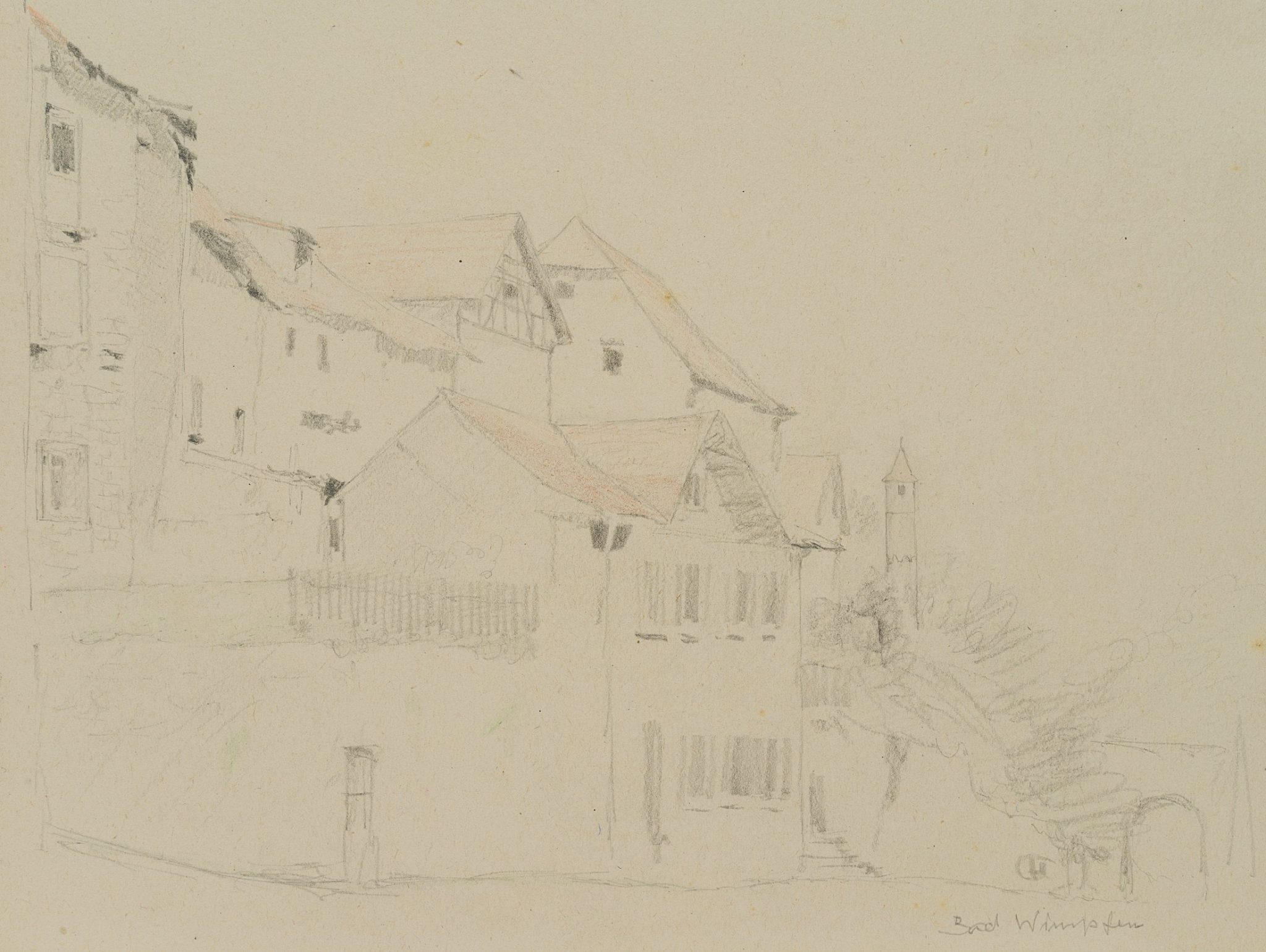 Häuser am Hang in Bad Wimpfen