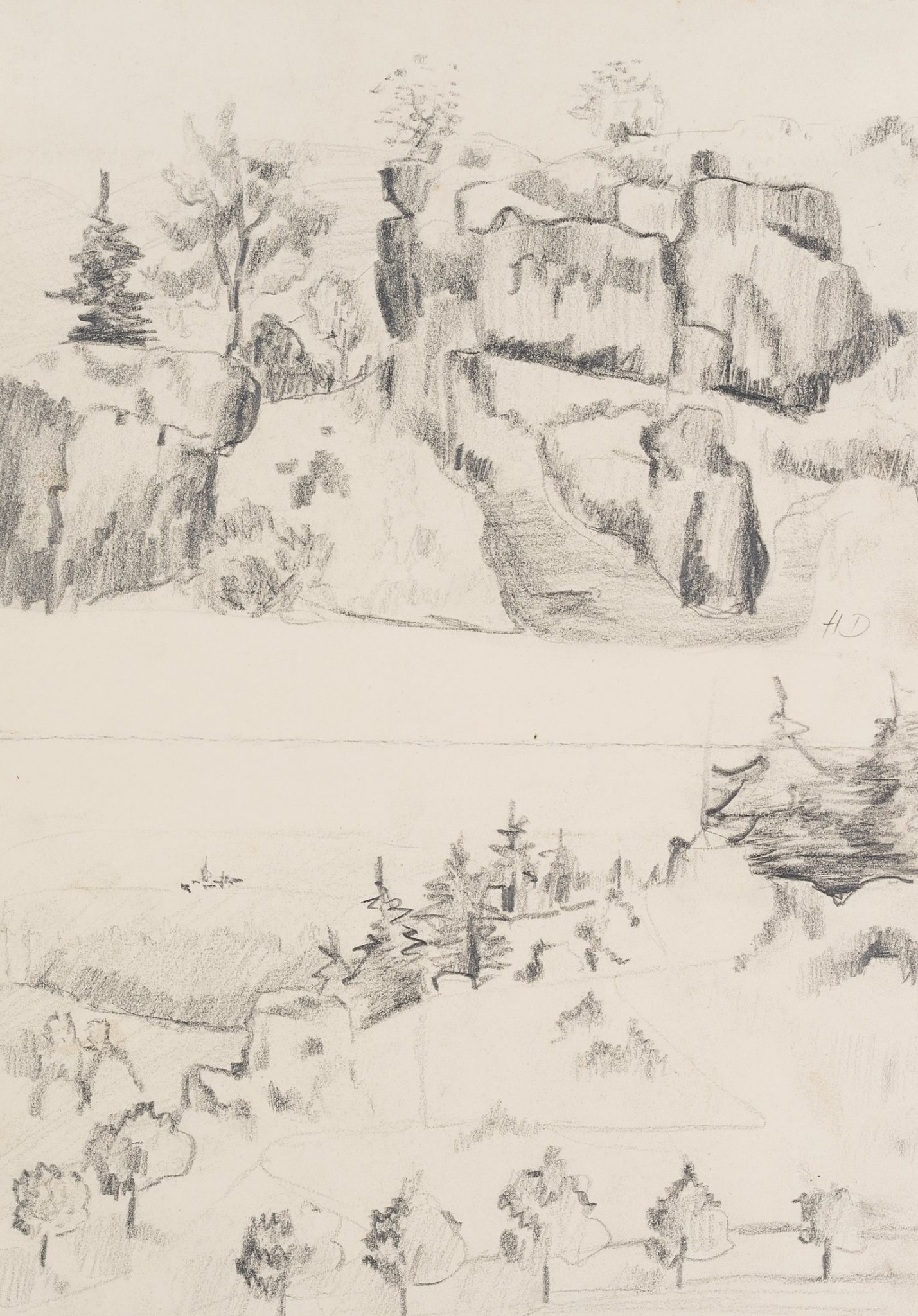 Thüringische Felsenlandschaft
