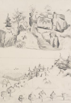 Thüringische Felsenlandschaft