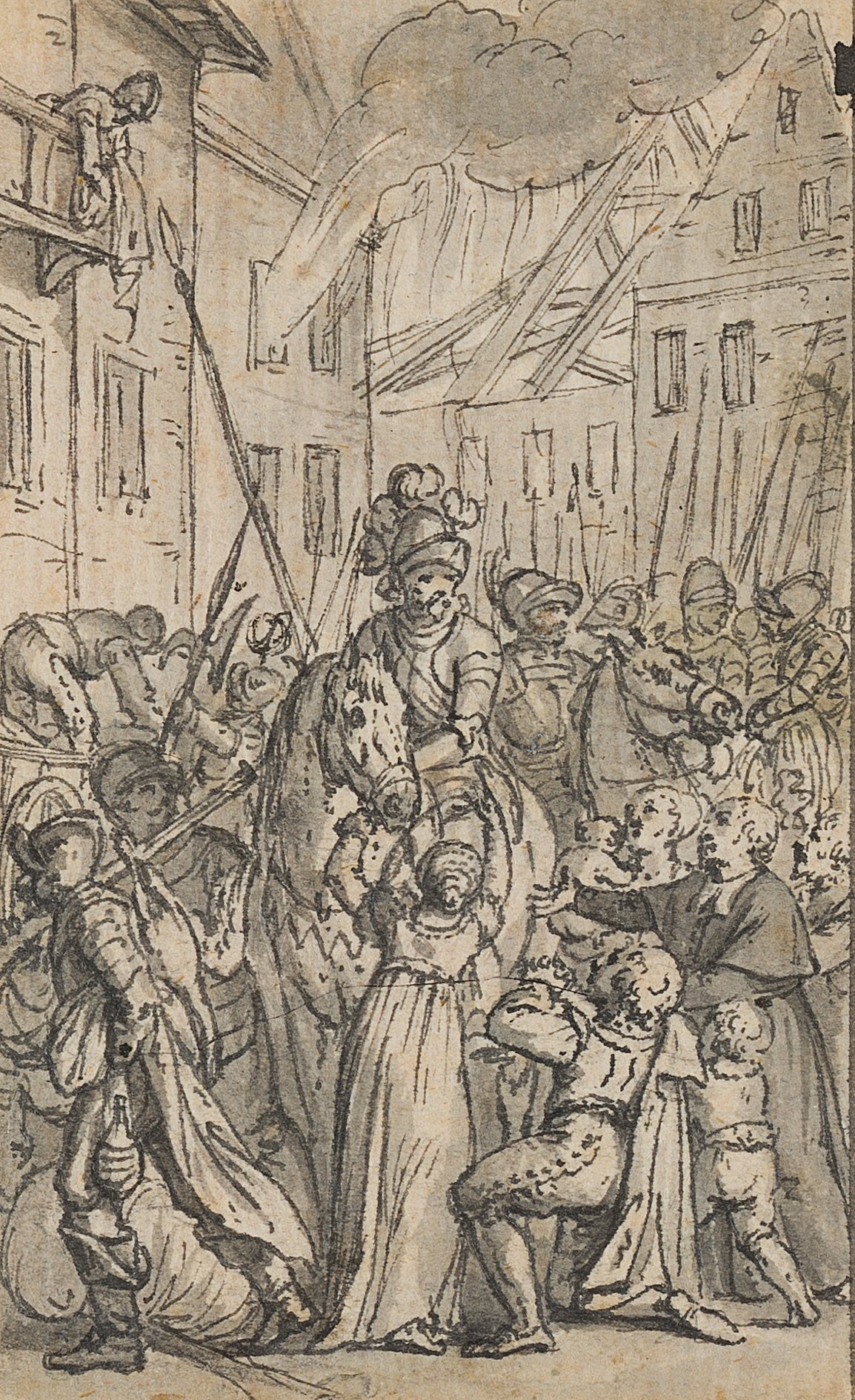 Einzug der Soldaten