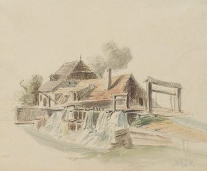 Ansicht einer Mühle