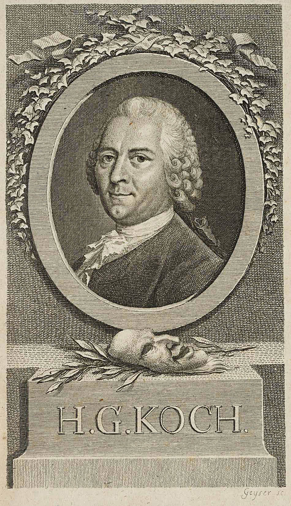 Schauspieler Heinrich Gottfried Koch