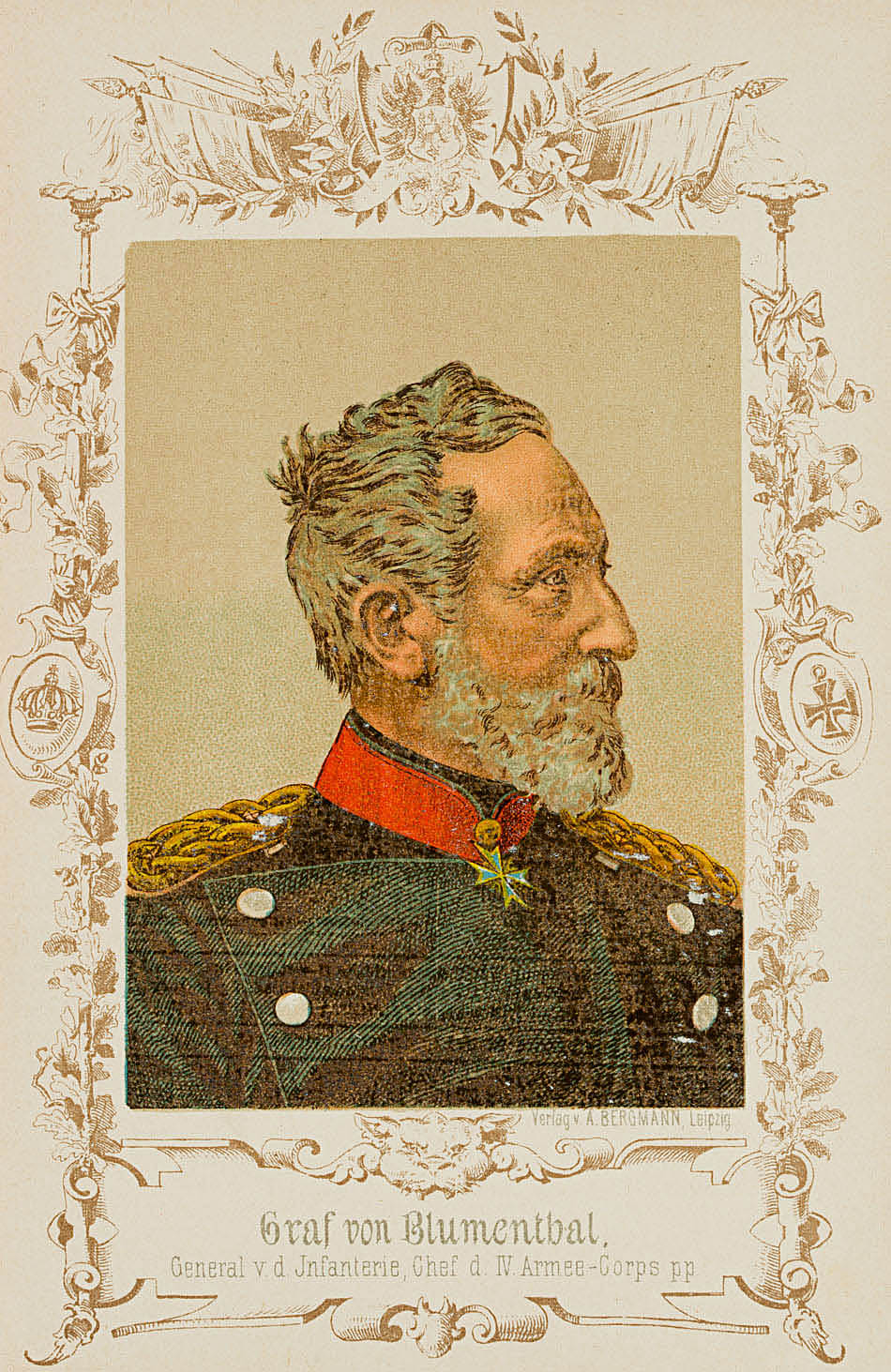 Porträt des Grafen von Blumenthal