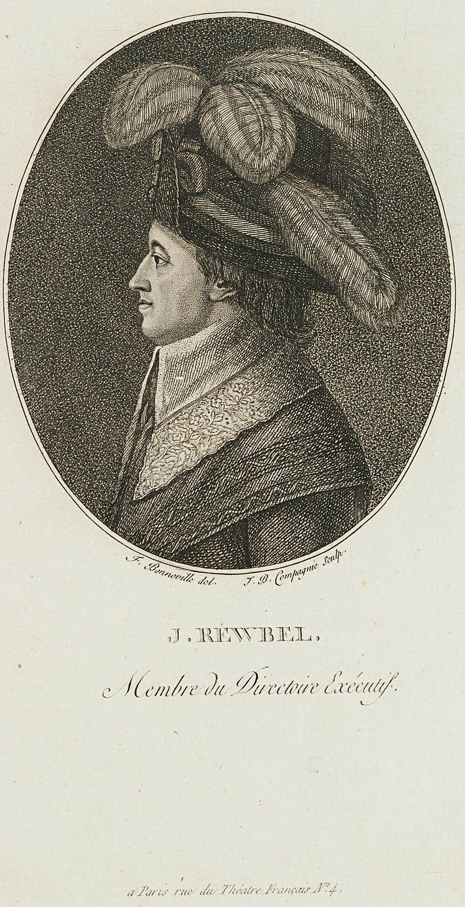 Porträt des J. Rewbel