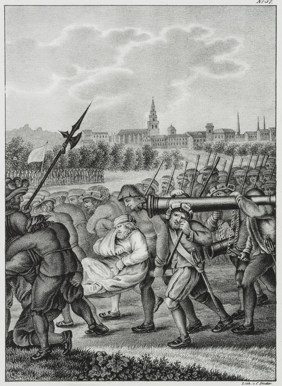 Rückzug der Schweizer bei Marignan