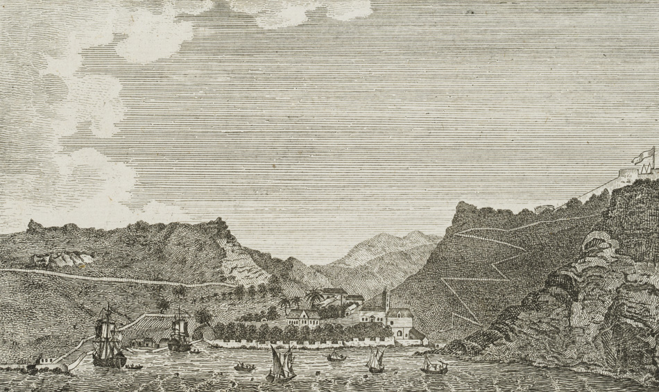 Stadt und Hafen von St. Helena