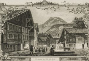 Straße in Meiringen