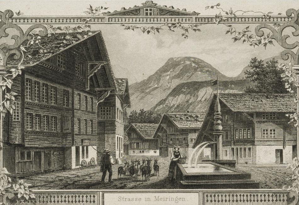 Straße in Meiringen