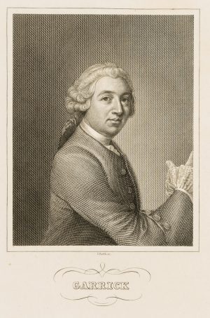 Porträt D. Garrick (1717-1779)