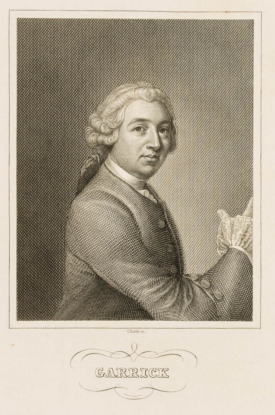 Porträt D. Garrick (1717-1779)