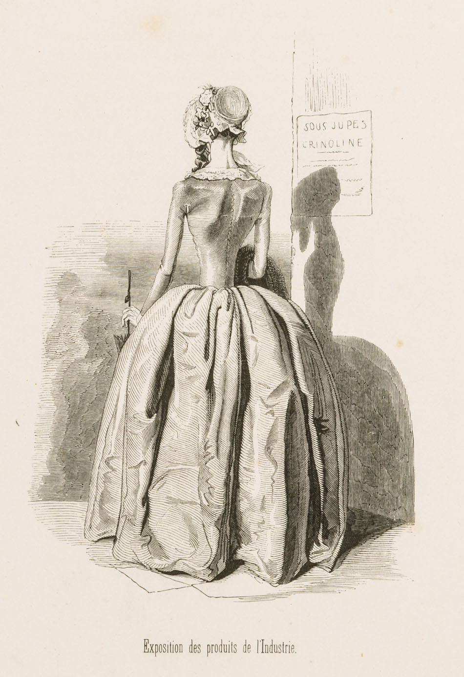Dame in Rückenansicht